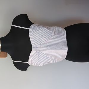 Anthropologie XL crop top bustier